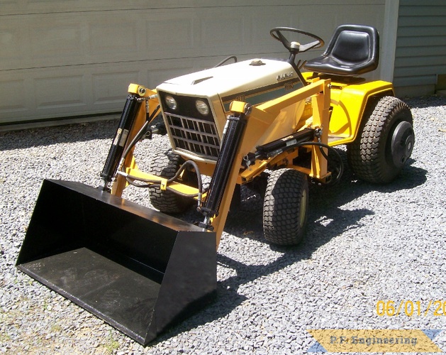 Cub cadet xt1 discount front end loader